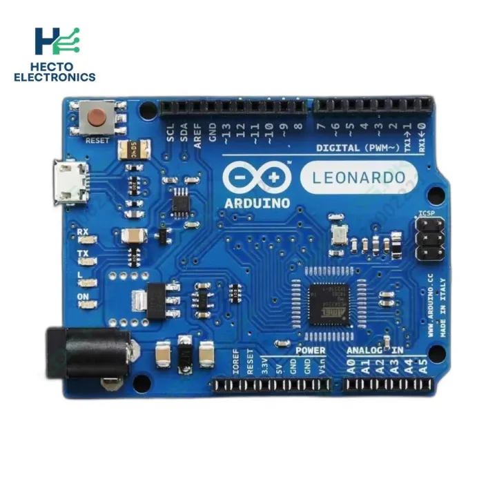 Arduino Leonardo R3 Board – ATmega32u4 Microcontroller, 20 I/O Pins ...