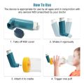 NKM Spacer For Aerosol Inhaler With Mask Inhaler Spacer Device For Infants and Children AeroChamber Flow-vu Quality For Wheezing Management. 