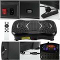 New Electric 3d Vibration Platform Exercise Machine Whole Body Workout Machine Fitness Adjustable Speed Remote Control With Touch Display Whole Body Workout Vibrating Fitness Platform Massager Loop Bands Home Training Equipment for Weight Loss Toning. 