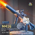 M416 Water Gun Electric Pistol Shooting Lighting Toy Gun Full Automatic Summer Pool Beach Toy For Kids Children Boys Girls Adult. 