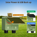 Tuya Smart WiFi Solar Sprinkler Water Timer 2Zone Garden Irrigation Controller Outdoor Automatic Hose Drip Watering System Alexa. 
