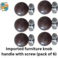 Imported, Knob handle for drawers and other furniture items, pack of 1, 2 and 6. 