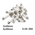 Pack of 5 Ceramic fuses 5*20mm 6*30mm fuse 5x20 6x30mm 250V 0.5 1 2 3 4 5 6 8 10 15 20 25 30 amp ceramic fuses in Thailand shop page. 
