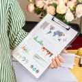 Transparent Plastic Clipboards Bulk Acrylic Clear Clip boards with Low Profile Metal Clip Board 12.5 x 9 Inch Letter Size Clipboard Class Set for Classroom with Hanging Hook. 