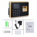 Bisofice Biometric Time Clock Attendance Machine for Employees 1000pcs Fingerprint/1000pcs Password/1000pcs ID Card 5 Languages. 
