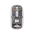 WIWU Crystal Transparent Rechargeable Wireless Mouse For MacOS & Windows. 