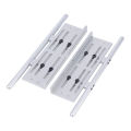 Aluminum Rock Side Sliders Plate Adjustable for 1/8 1/10 RC Crawler Car SCX10 II 90046 Wrangler TRX4 YiKong CC01 TF2 Gen8 Parts. 