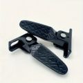 A set of foot mat supports, cycling accessories,rear seat pedals for electric bicycles. 