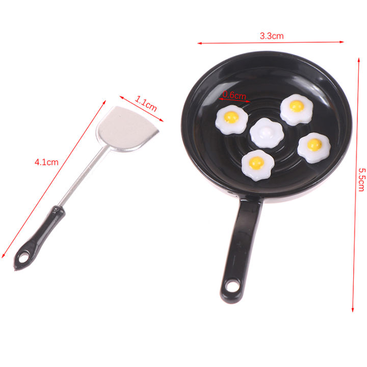 1/12%20Dollhouse%20Simulation%20Fried%20Egg%20Frying%20Pan%20Set%20Dollhouse%20Miniature%20Kitchen%20Decoration%20Dolls%20House%20Accessories%20-%20Image%207