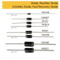 1N4148 1n4001 1n4004 1n4007 1n5399 1n5404 1n5406 1n5408 fr107 fr207 rl207 1n5818 1n5819 diode. 