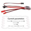NEEBRC 30A Brushed ESC Forward Backward Brake Dual Way Speed Controller for 1/16 1/18 1/24 RC Mini Car Boat 370 380 390 Motor. 