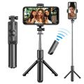 XT-02 3 In 1 Bluetooth Selfie Stick Horizontal and Vertical Shooting Mobile Phone Tripod Remote Control Selfie Stand for Making TikTok, Vlog Videos and Tripod Stand Selfie Stick for for Mobile and All Smart Phones-b Arham Gedget. 