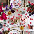 Valentine's Day 200Pcs Romantic Padded Fabric Throwing Petals Love Hearts for Table and Carpet Wedding Party Decoration. 