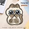 Big-eyed Cat Mouse Pad Non-Slip Comfortable Wrist Rest Typing Pad Dirt-resistant Soft Ergonomic Mouse Pad For Computer Office. 