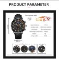 2PCS Set Fashion Mens Sports Watches Man Business Leather Bracelet Quartz Watch Luxury Men Casual Luminous Clock Reloj Hombre. 