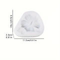 Silicone Mold Suit1Pieces,Aromatherapy Candle Cerate Mold,Crystal Epoxy Resin Butterfly Bow Shape Making Silicone Mold,forDIYCra.