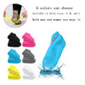 1 Pair Rubber Rain Boot Overshoes For Outdoor Use, Silicone Waterproof Shoe Covers, Rainy Day Shoe Cover, Reusable Non-Slip Rain. 