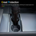 Cup Holder Insert for Tesla Model Y Juniper Model 3 2025 2026 Accessories Center Console Storage Box Mats Cup Coaster Pad Trim. 