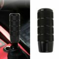 Knurled Gear Shift Knob Auto Accessories Non-Slip 95MM Shifter Lever Knob Aluminum Shift Gear Knob.