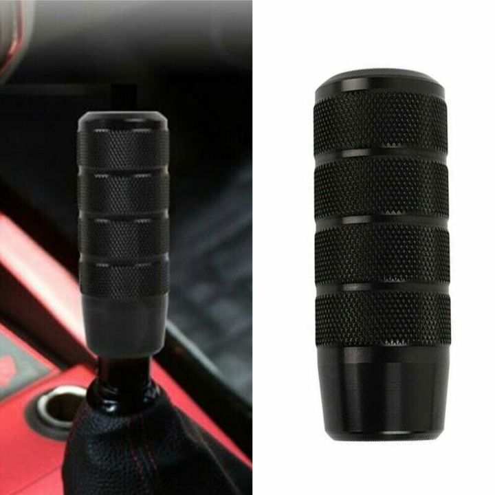 Knurled Gear Shift Knob Auto Accessories Non-Slip 95MM Shifter Lever Knob Aluminum Shift Gear Knob
