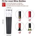 Vacuum Wine Stopper, Reusable Stoppers with Built-in Vacuum Pump Leakproof Wine Bottle Sealer Silicone Caps,Wine Saver. 