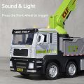 1/32 Concrete Pump Car Fire Truck Model Toy Alloy Body Pull Back Water Spray Engineering Vehicle Models for Children's Day s. 