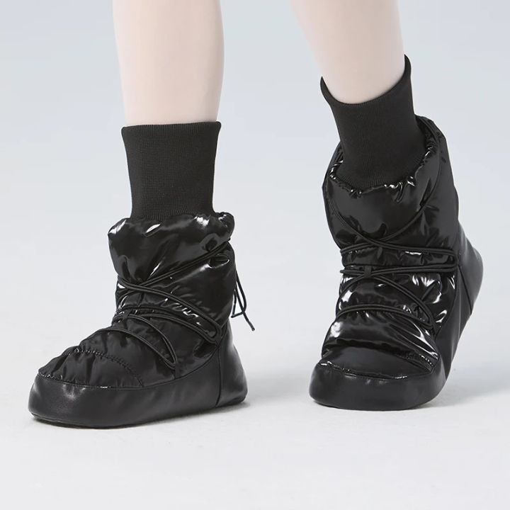 New%20Women%20Ballet%20Boots%20Warm%20Dance%20Boots%20Girls%20Autumn%20Winter%20Ballet%20Soft%20Soled%20Cotton%20Antiskid%20Ballerina%20Boots%20Training%20Shoes%20-%20Image%202