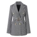 Women's Long Sleeve Buttons Double Blazer Jacket Women 2026 New Office Lady Designer Breasted Belted Blazer Dress Spring Autumn. 
