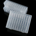 Bead Organizer Box 12/24/30Pcs Small Clear Plastic Bead Storage Containers with Hinged Lid for Storage Crafts Jewelry Organizer. 