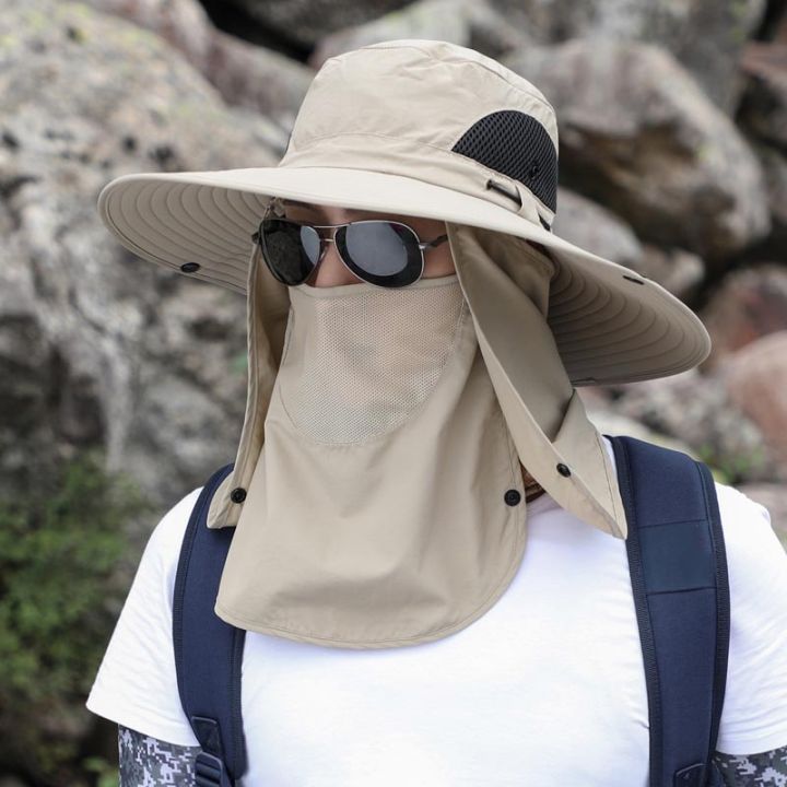 Adjustable%20Outdoor%20Fishing%20Hat%20Sunscreen%20Protection%20Breathable%20Sunshade%20Foldable%20Men%20Women%20Hiking%20Camping%20Casual%20Fishing%20Cap%20-%20Image%202
