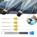10-Piece Stainless Steel Cleaning Nozzle Kit - Window Wiper, 3D Printer Nozzle, Gas Stove, Shower Needle Unclogging Brush. 