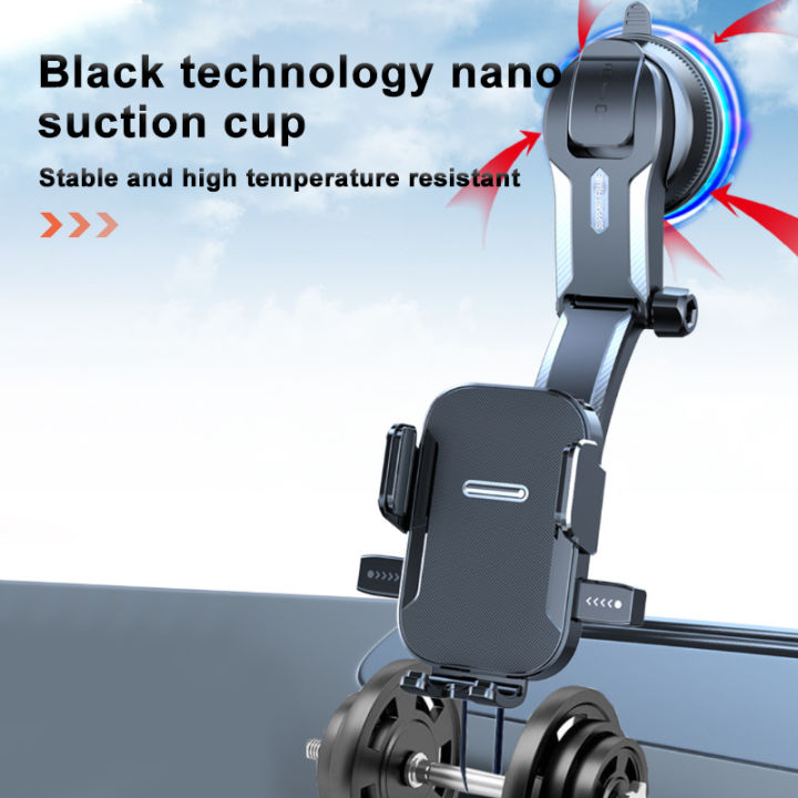 SEAMETAL%20Car%20Phone%20Bracket%20Dashboard%20Auto%20Cellphone%20Holder%20Universal%20Desk%20Windshield%20Hanging%20Phone%20Holder%20360%20Degree%20Rotation%20-%20Image%204