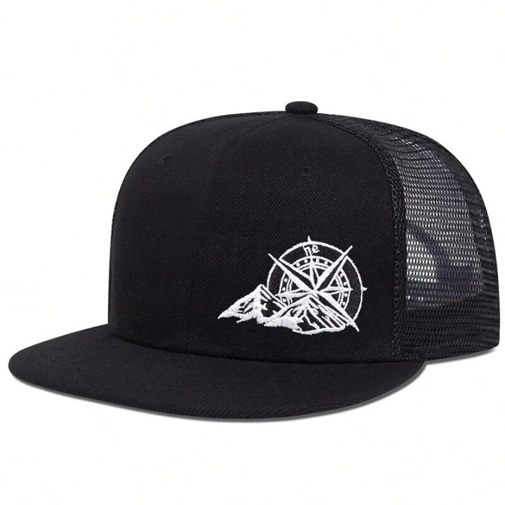 Unisex%20Compass%20Mountain%20Embroidery%20Hip-hop%20Net%20Hats%20Spring%20Summer%20Outdoor%20Adjustable%20Casual%20Baseball%20Caps%20Sunscreen%20Hat%20-%20Image%204