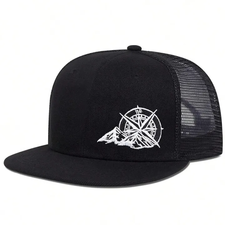 Unisex%20Compass%20Mountain%20Embroidery%20Hip-hop%20Net%20Hats%20Spring%20Summer%20Outdoor%20Adjustable%20Casual%20Baseball%20Caps%20Sunscreen%20Hat%20-%20Image%204