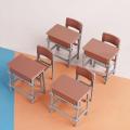3/6PCS 1/12 Dollhouse Miniature Classroom Backpack Ornaments Leisure Vintage Mini Desk Simulation Schoolbags Furniture Model. 