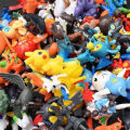 48 Pcs Mini Pokemon Anime Toys Pikachu Charizard Mewtwo Decoration Ornaments Action Figure for Children Birthday Gifts. 