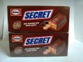 kims secret chocolate milk chocolate with peanuts centre. 