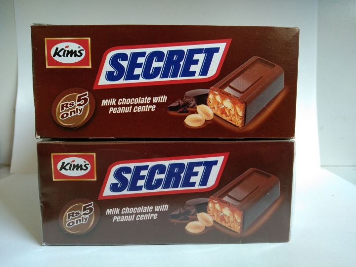 kims secret chocolate milk chocolate with peanuts centre