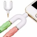 U-Shape Converter- 3.5mm Audio Splitter For Headphone And Microphone. 