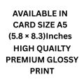 6 in 1 Anime Poster Pack – Luffy, Naruto, Goku | A5 5.8 × 8.3 inch Premium Glossy Print Cards for Wall Décor & Gifts. 