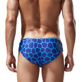 SEOBEAN Men's Triangle Swim Trunks, European and American Fashion, Drawstring, Rhombus Pattern, Hot Spring Swimsuit & Swimwear. 
