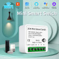1/2 Channels Wifi Smart Switch Tuya Smart Life Light Switch Module Remote Relay Breaker for Alexa  Yandex 100-240V 16A lightify. 