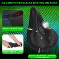 3D Gel Silicone Bicycle Saddle Cover – Soft Padded Seat Cushion for Ultimate Comfort | Multicolor.