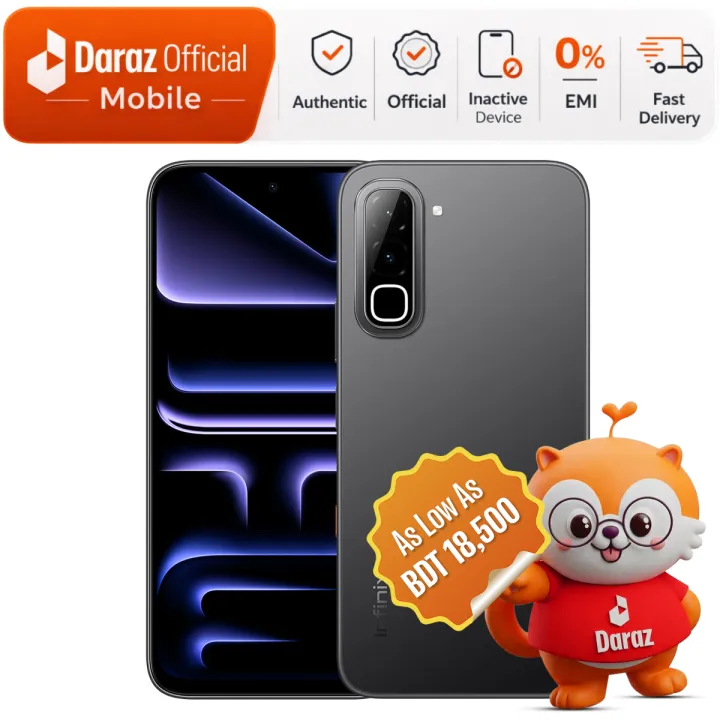 Infinix Hot 70 4GB+128GB | 6.78" 120Hz Screen | 50MP Camera | 6000mAh Battery | Official Warranty