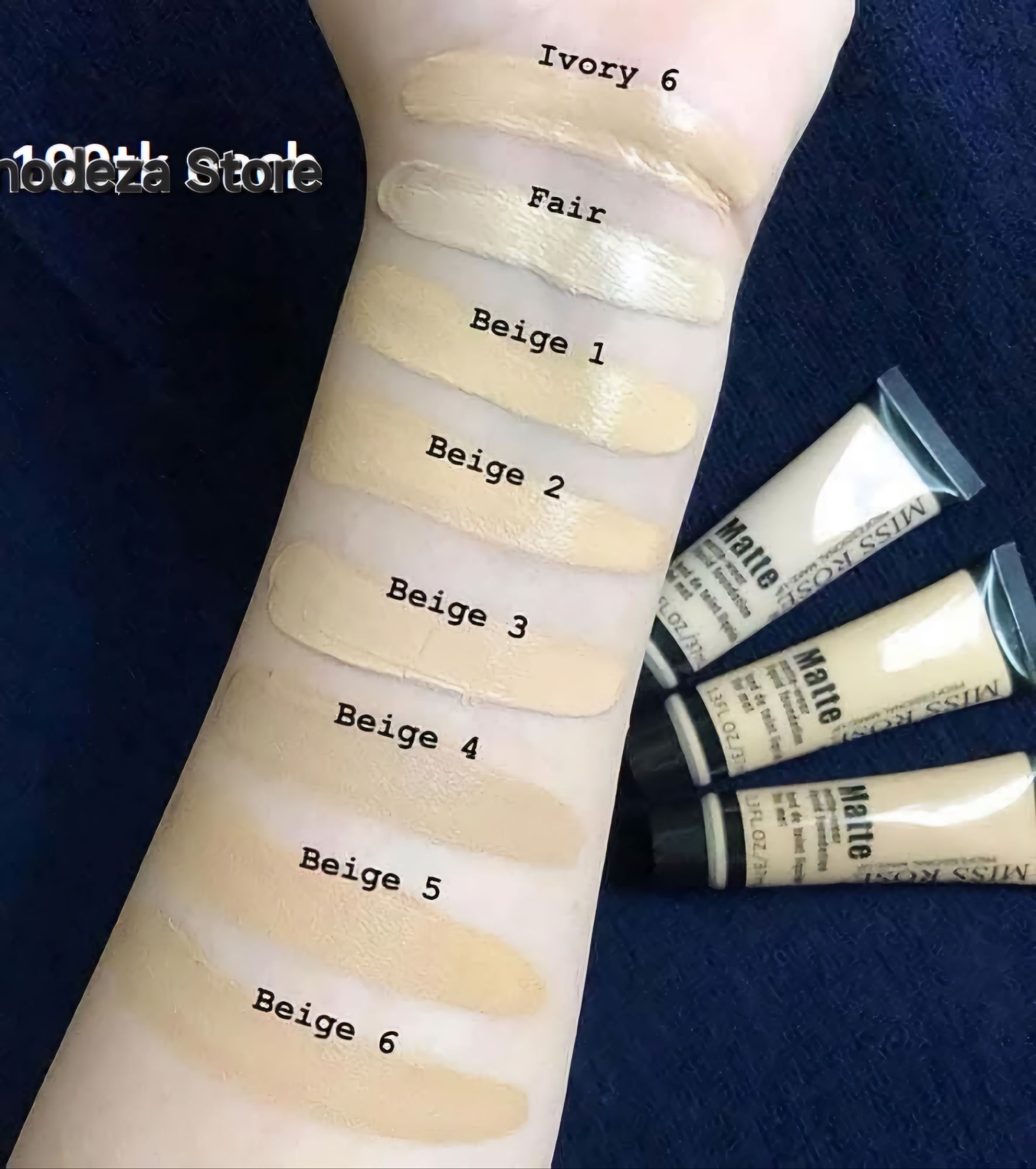 Miss Rose Matte Foundation 37ml ( full coverage )