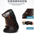 Men Genuine Leather Sandals Summer Breathable Casual Shoes for Man Slip on Clogs Outdoor Non Slip Hand Made Sandalias. 