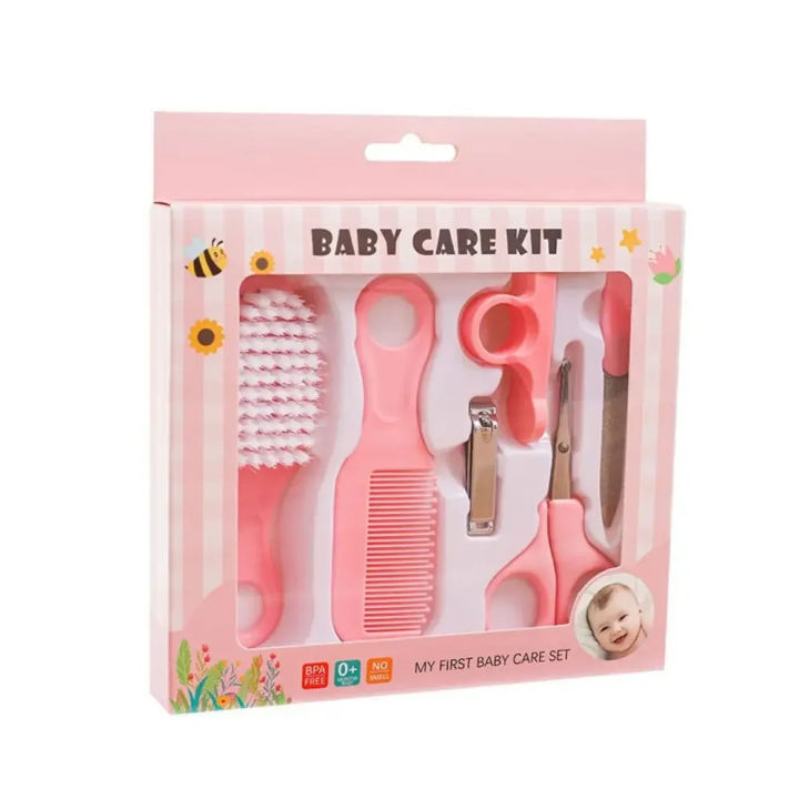 6%20Pcs%20Newborn%20Baby%20Nail%20Hair%20Daily%20Care%20Kit%20Infant%20Kids%20Grooming%20Brush%20Comb%20and%20Manicure%20Home%20Set%20-%20Image%207