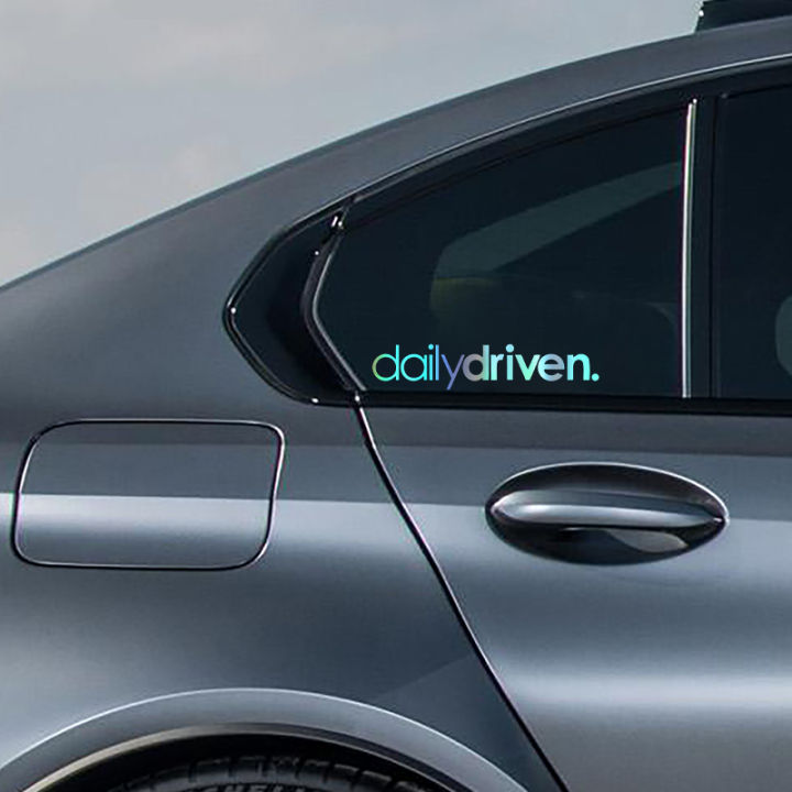 G177%20Cartoon%20Daily%20Driven%20Car%20Sticker%20Decal%20JDM%20Car%20Styling%20Auto%20Accessories%20Car%20Window%20PVC%2015cm%20X%203cm%20-%20Image%203