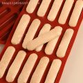 Silicone Tiramisu Finger Cookies Mold Non-stick DIY Baking Tools For Commercial Household High Temperature Resistant 15 Die. 