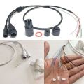 CCTV POE IP Network Camera PCB Module Video Power Cable 65cm Long RJ45 Female Connectors with Terminlas Waterproof Cable. 
